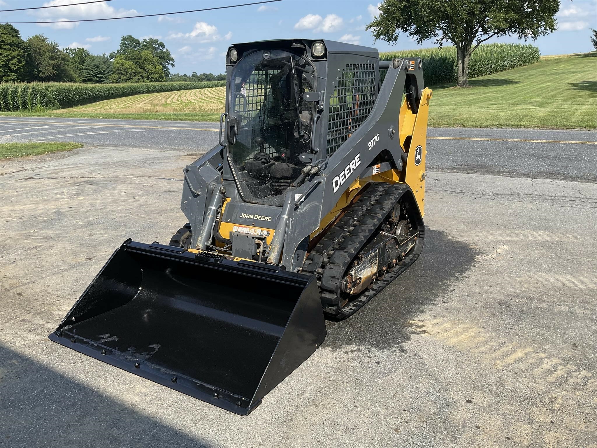 2017 JOHN DEERE 317G Compact Track Loader
